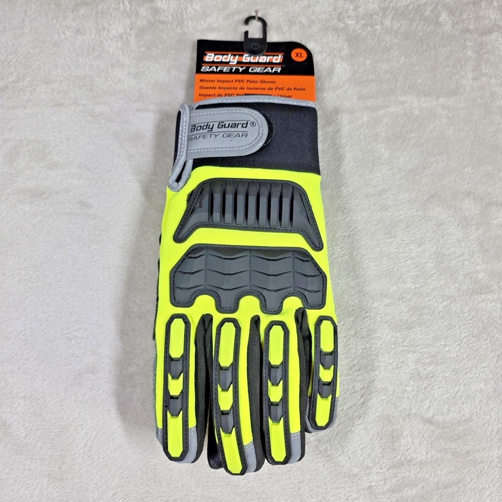Body Guard Safey Gear Gloves Size XL PVC Palms